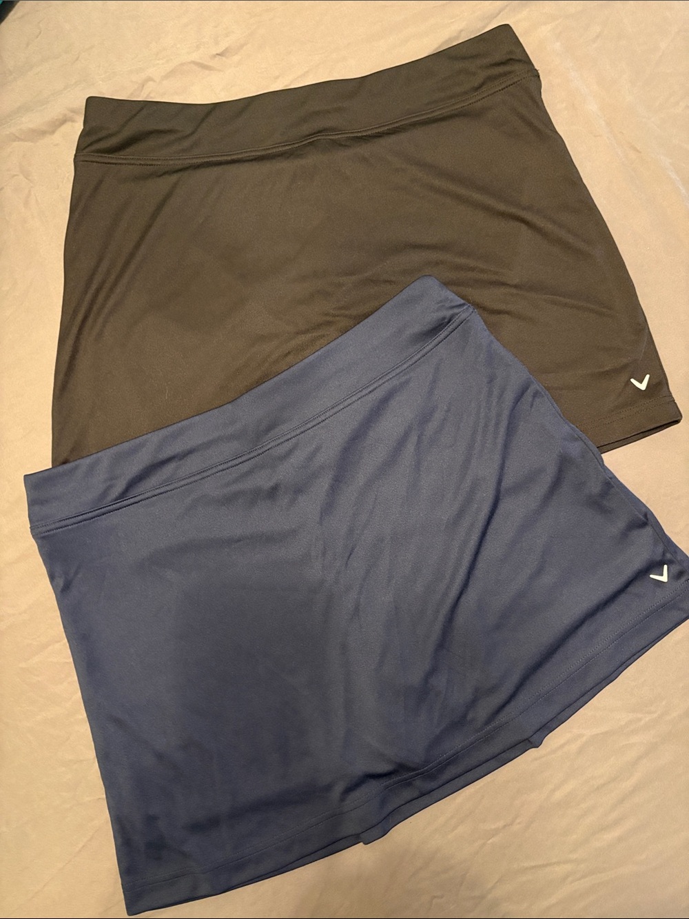 Callaway Women's Dual-Pack Athletic Skorts in Black and Navy